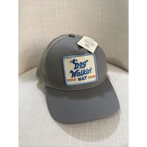 Blue 84 Dog Walkin' Hat Men's Adjustable Gray Mesh Baseball Cap Trucker Hat